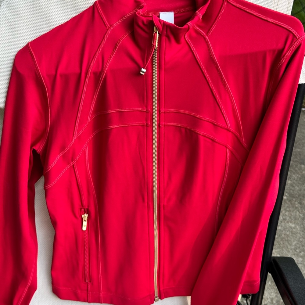 Lululemon Dark Red Lunar Define Jacket